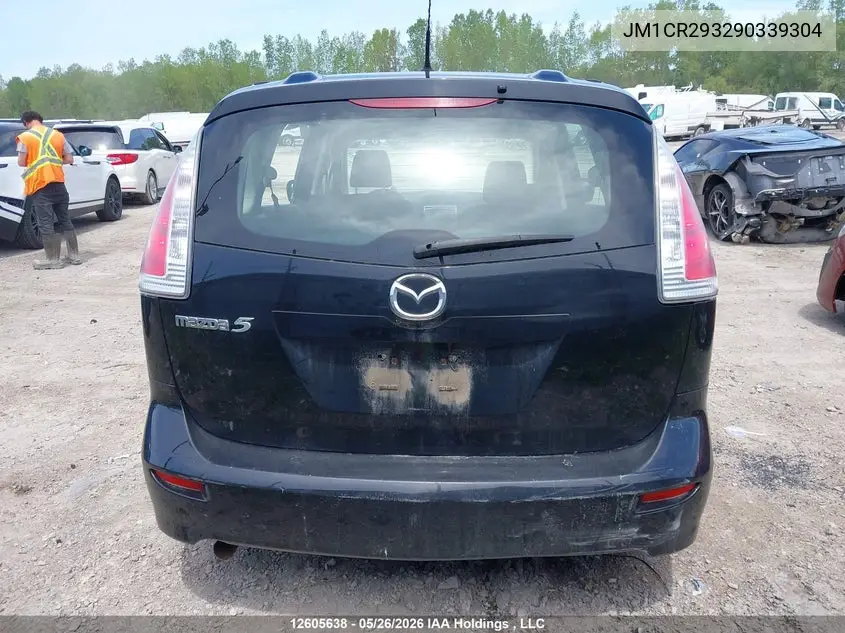 2009 Mazda Mazda5 VIN: JM1CR293290339304 Lot: 12605638