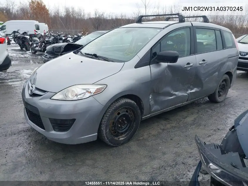 JM1CR2W31A0370245 2010 Mazda Mazda5