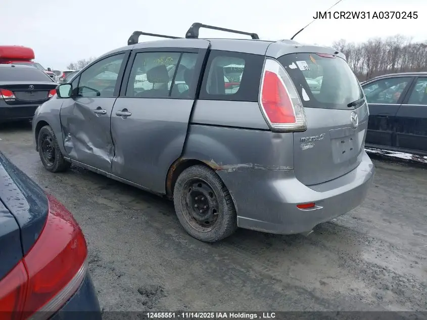 JM1CR2W31A0370245 2010 Mazda Mazda5