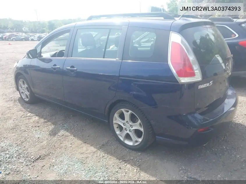 2010 Mazda Mazda5 Sport VIN: JM1CR2WL3A0374393 Lot: 45324533