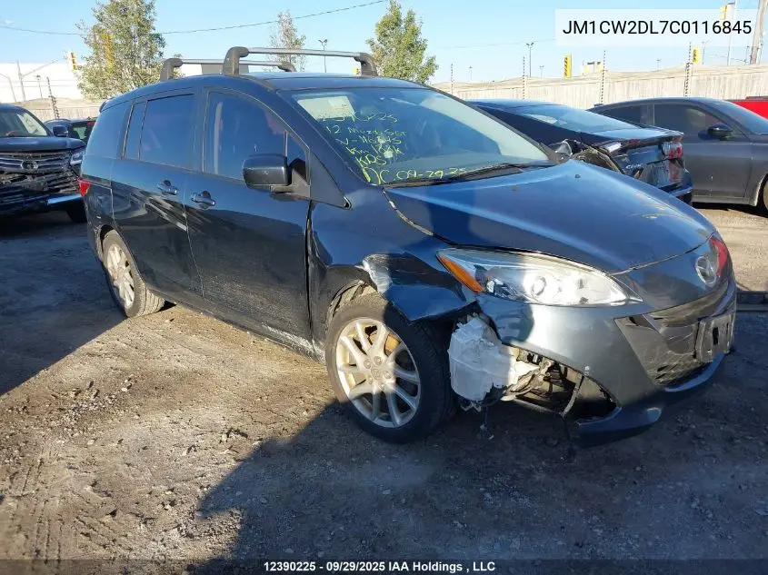 JM1CW2DL7C0116845 2012 Mazda Mazda5 Gt