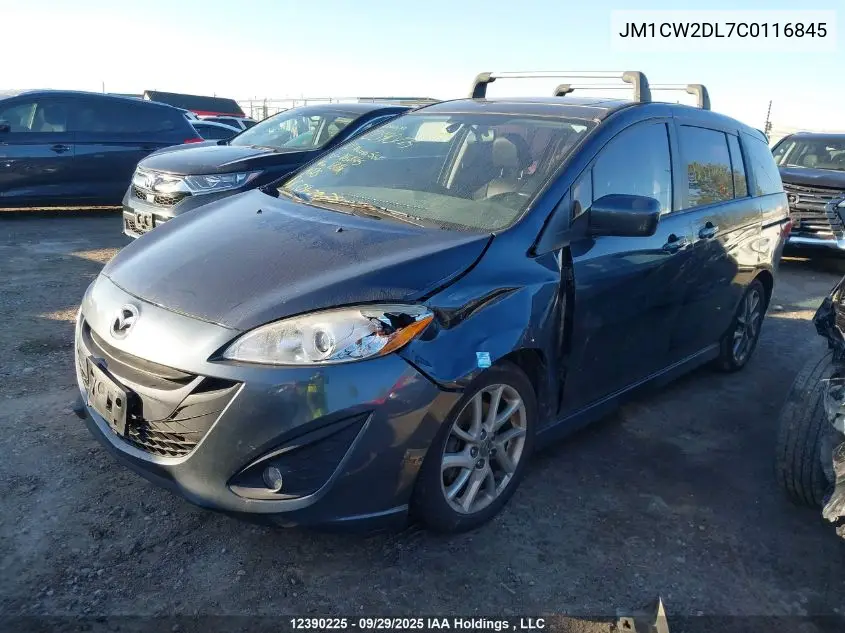 JM1CW2DL7C0116845 2012 Mazda Mazda5 Gt