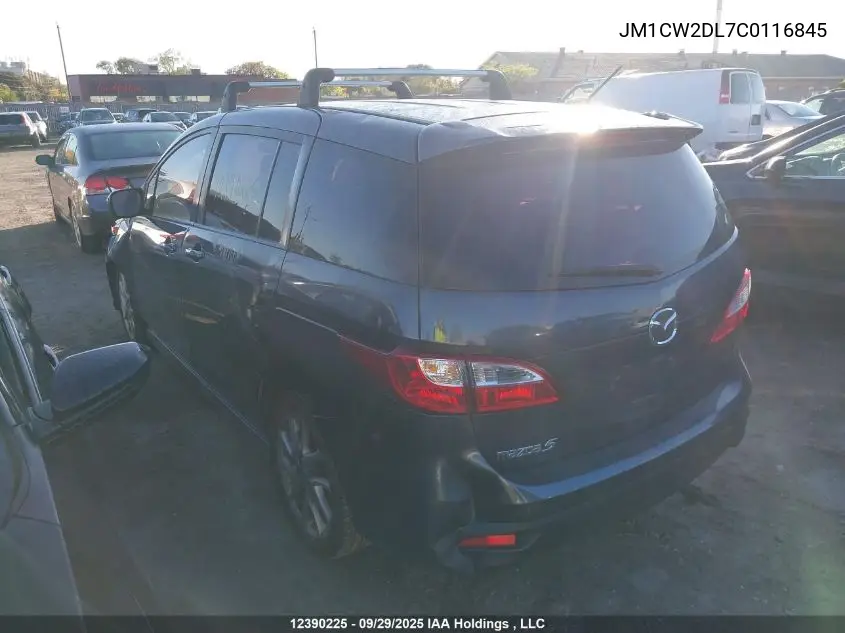 JM1CW2DL7C0116845 2012 Mazda Mazda5 Gt