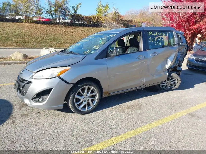 JM1CW2DL6C0106954 2012 Mazda 5