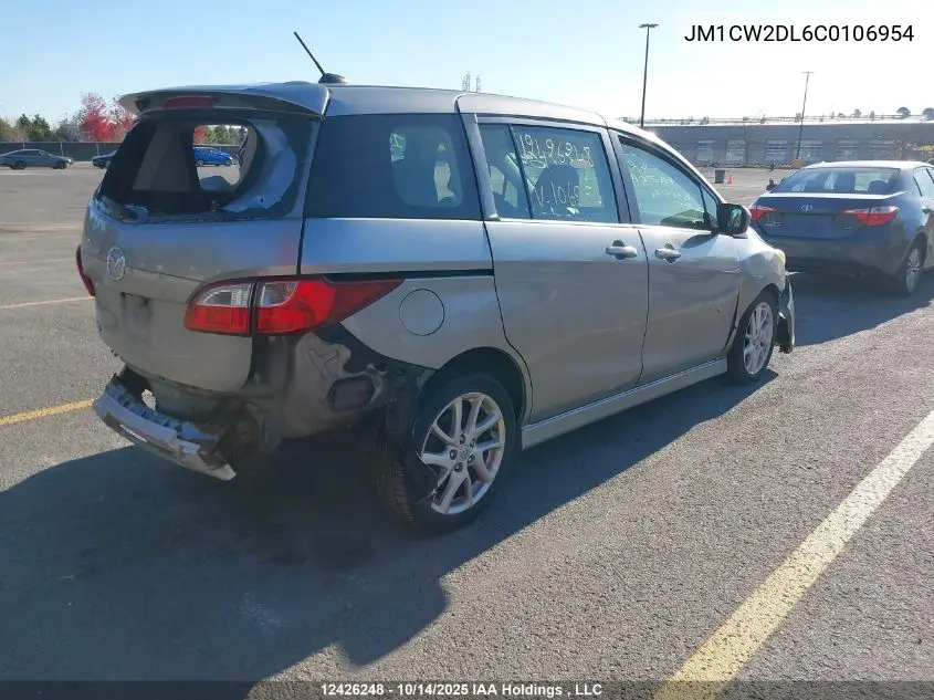 JM1CW2DL6C0106954 2012 Mazda 5
