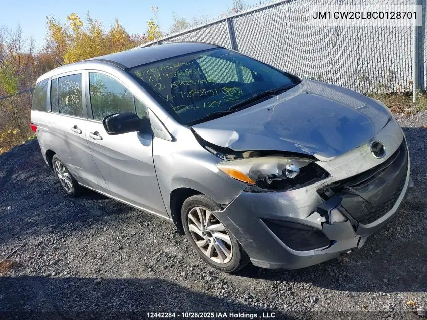 JM1CW2CL8C0128701 2012 Mazda Mazda5 Gs