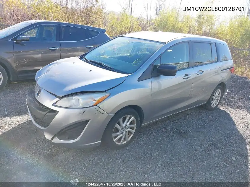 JM1CW2CL8C0128701 2012 Mazda Mazda5 Gs