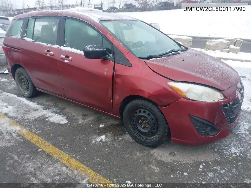 JM1CW2CL8C0117990 2012 Mazda Mazda5 Gs