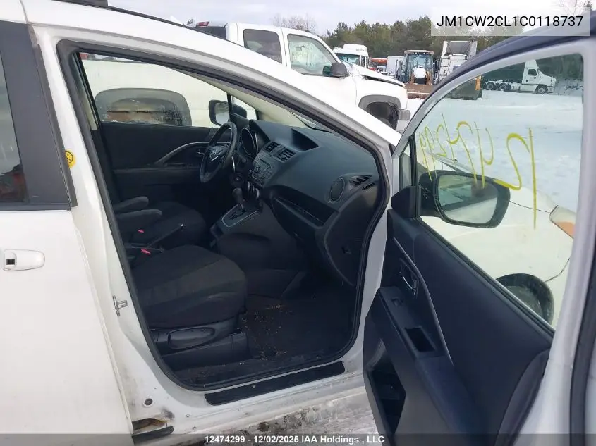 JM1CW2CL1C0118737 2012 Mazda Mazda5 Gs