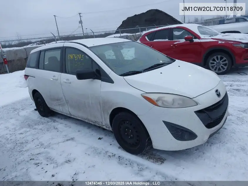 JM1CW2CL7C0118709 2012 Mazda Mazda5