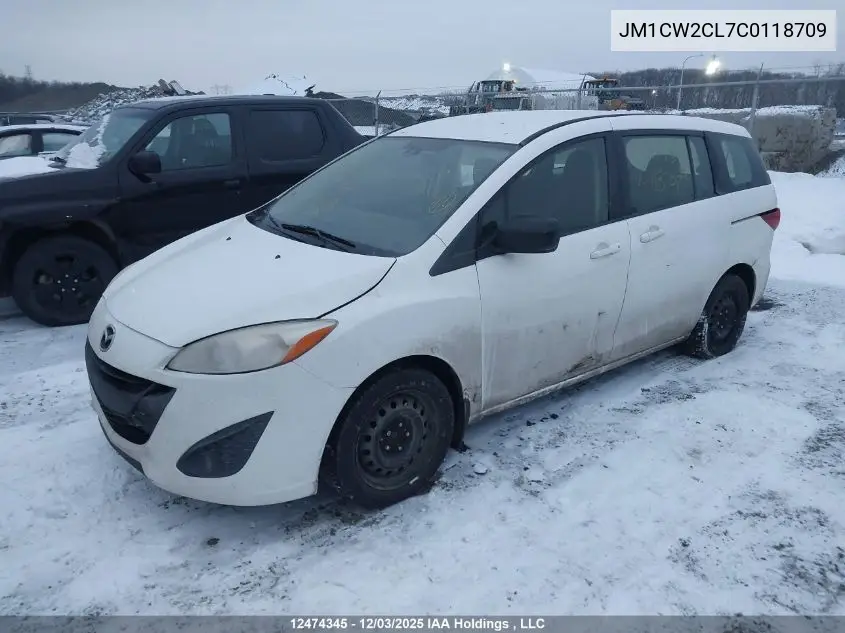 JM1CW2CL7C0118709 2012 Mazda Mazda5