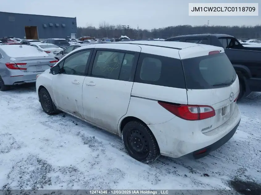 JM1CW2CL7C0118709 2012 Mazda Mazda5