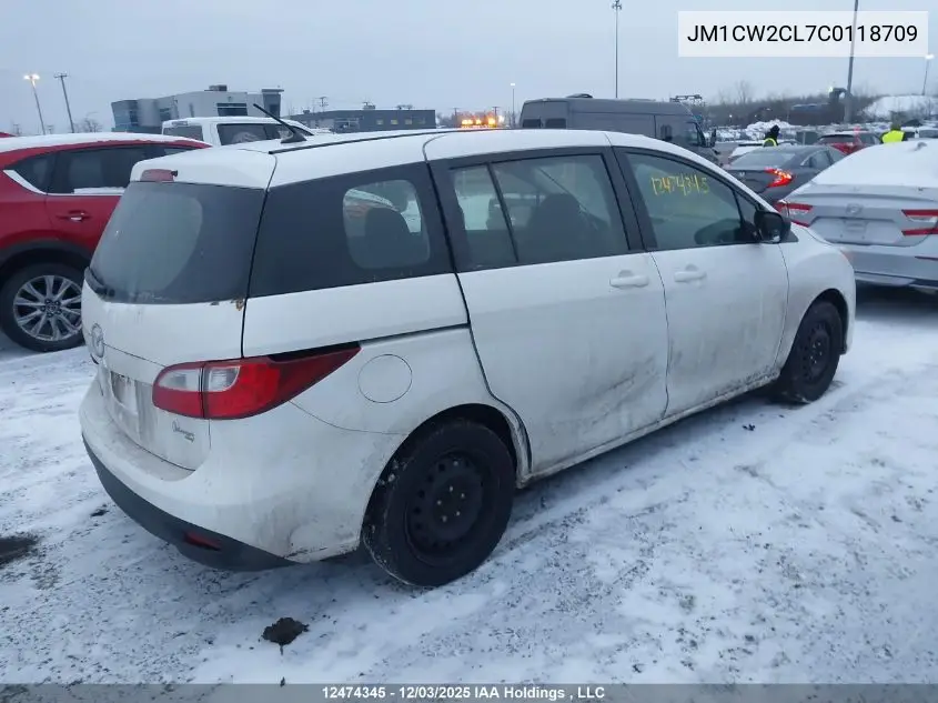 JM1CW2CL7C0118709 2012 Mazda Mazda5