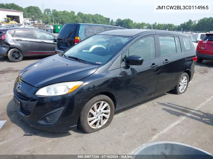 JM1CW2BL3C0114965 2012 Mazda Mazda5 Sport