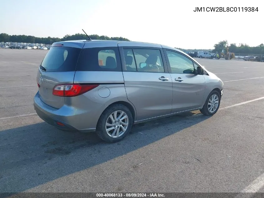 JM1CW2BL8C0119384 2012 Mazda Mazda5 Sport