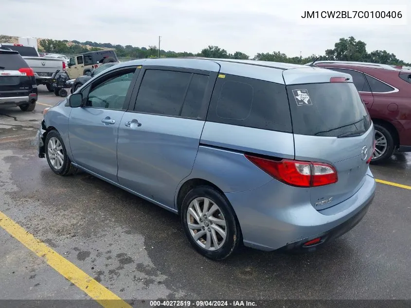 JM1CW2BL7C0100406 2012 Mazda Mazda5 Sport