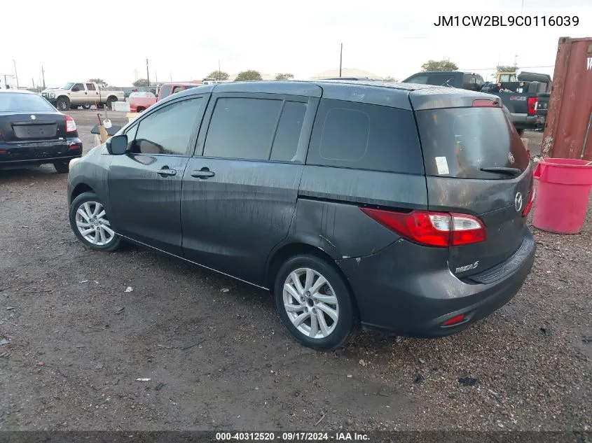 JM1CW2BL9C0116039 2012 Mazda Mazda5 Sport