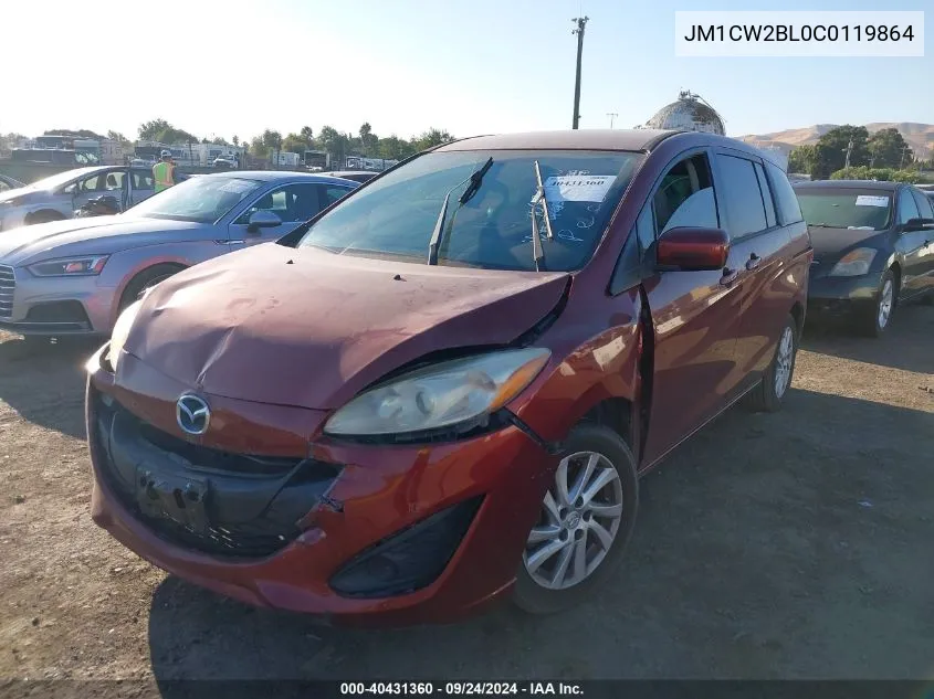 JM1CW2BL0C0119864 2012 Mazda Mazda5 Sport