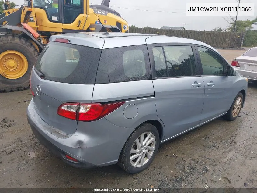 JM1CW2BLXC0111366 2012 Mazda Mazda5 Sport