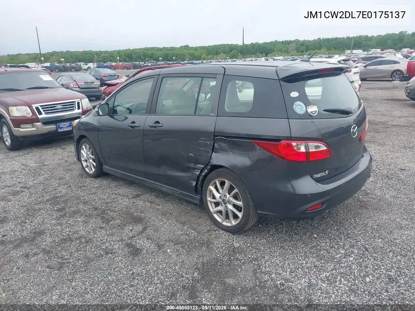 2014 Mazda Mazda5 Grand Touring VIN: JM1CW2DL7E0175137 Lot: 45085123
