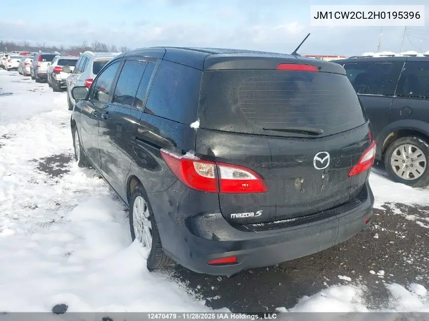 JM1CW2CL2H0195396 2017 Mazda Mazda5 Gs