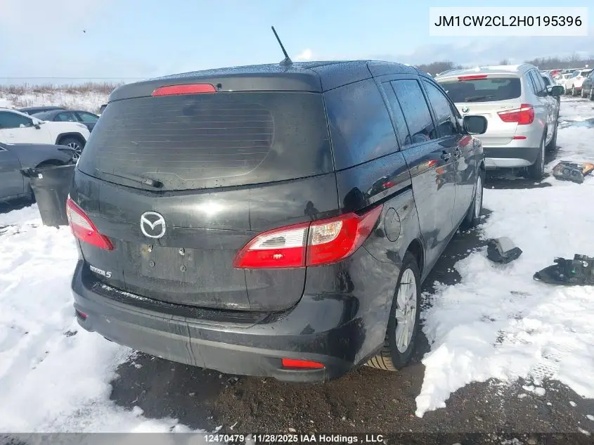 JM1CW2CL2H0195396 2017 Mazda Mazda5 Gs