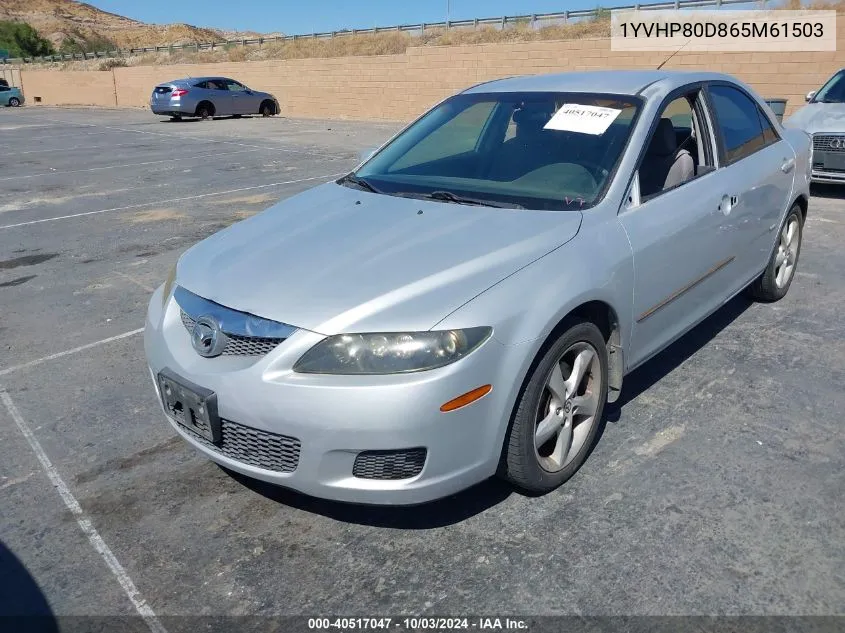 1YVHP80D865M61503 2006 Mazda Mazda6 S