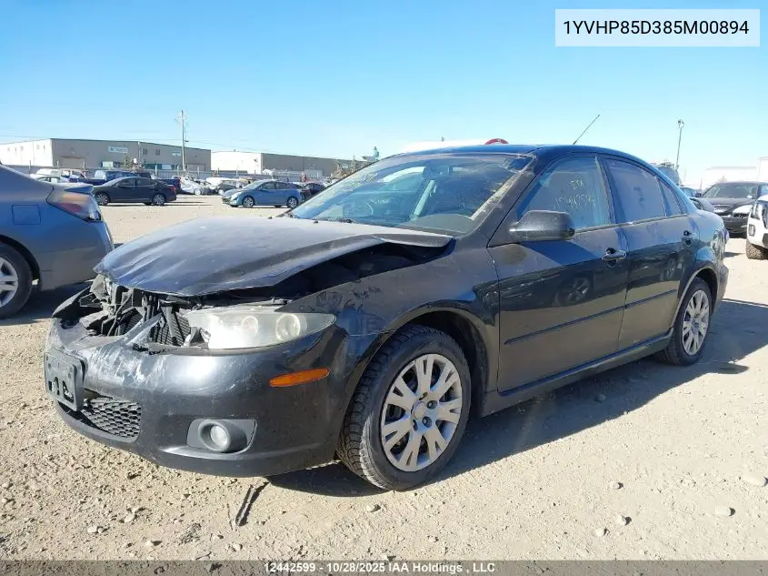 1YVHP85D385M00894 2008 Mazda Mazda6 Gs-V6/Gt-V6