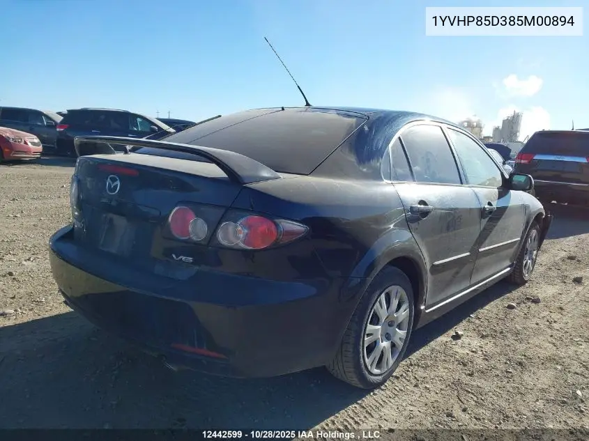 1YVHP85D385M00894 2008 Mazda Mazda6 Gs-V6/Gt-V6