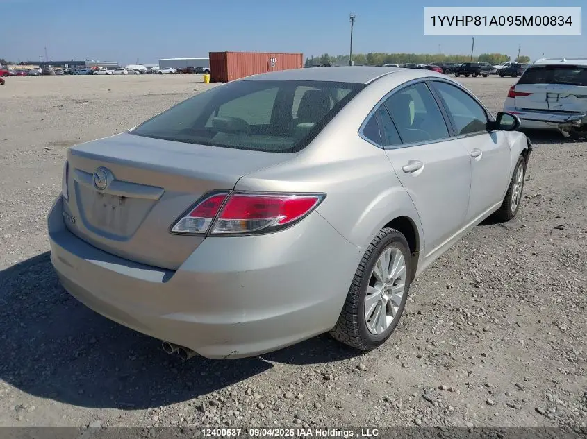 1YVHP81A095M00834 2009 Mazda 6 I