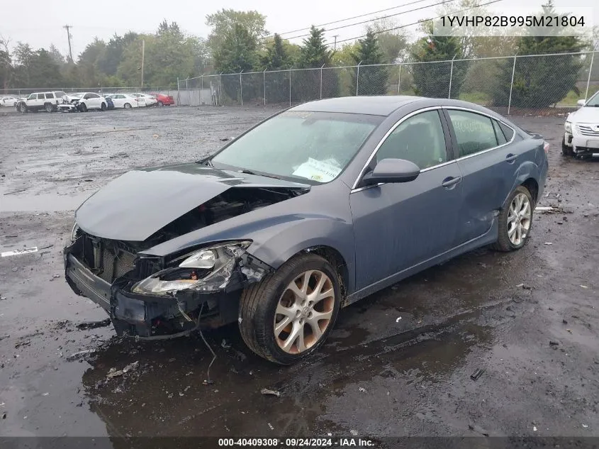 1YVHP82B995M21804 2009 Mazda Mazda6 S