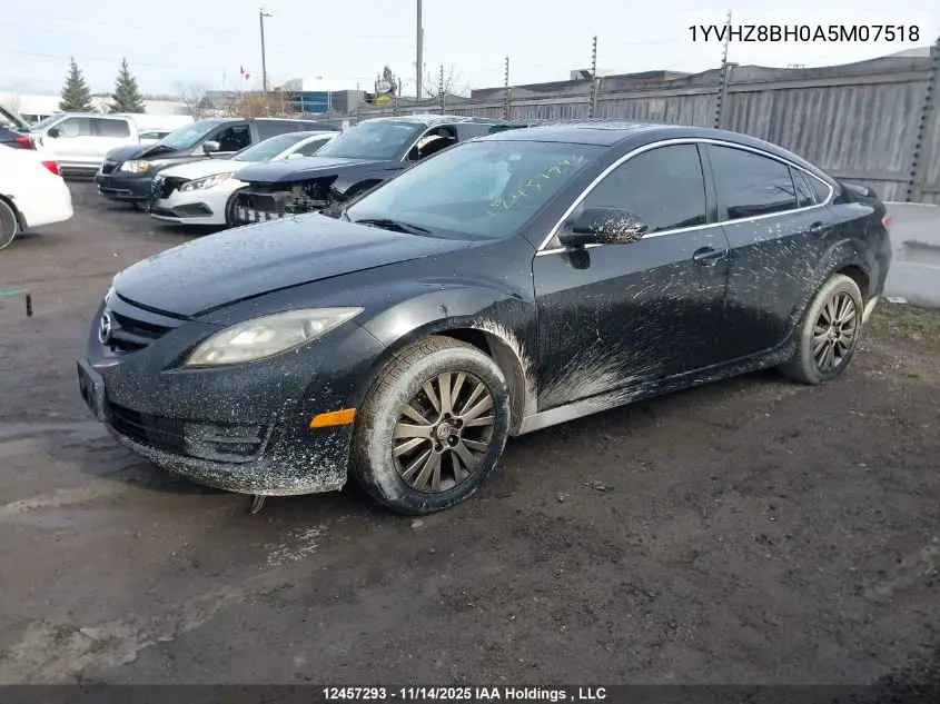 1YVHZ8BH0A5M07518 2010 Mazda Mazda6 Gs-I4