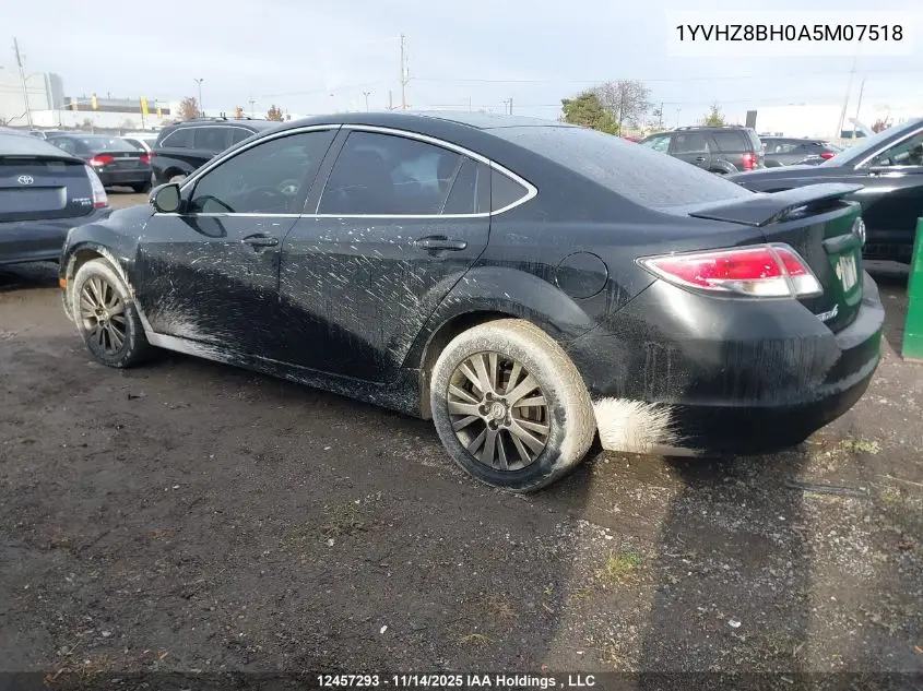 1YVHZ8BH0A5M07518 2010 Mazda Mazda6 Gs-I4