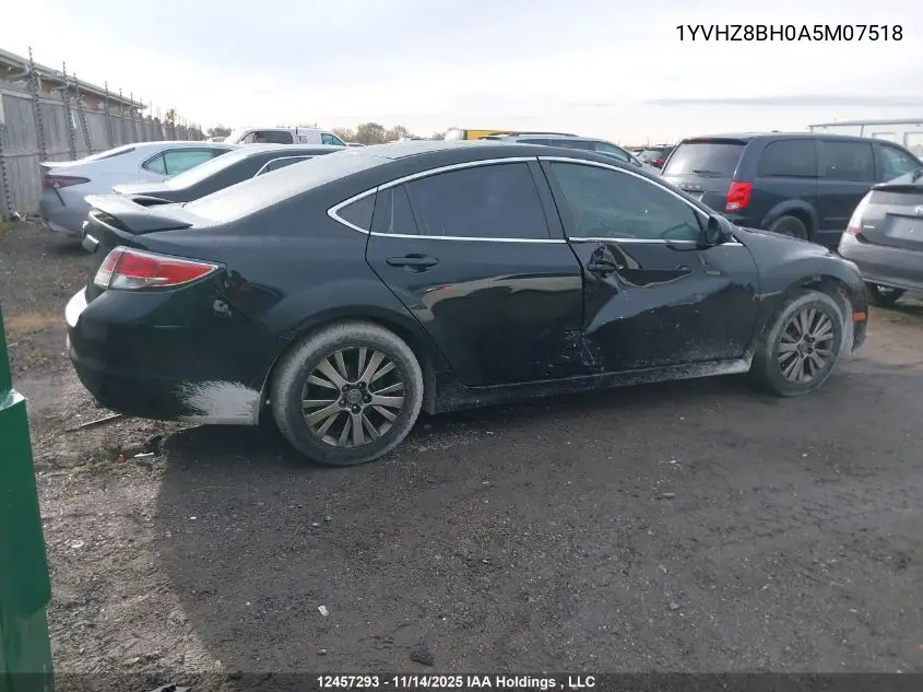 1YVHZ8BH0A5M07518 2010 Mazda Mazda6 Gs-I4