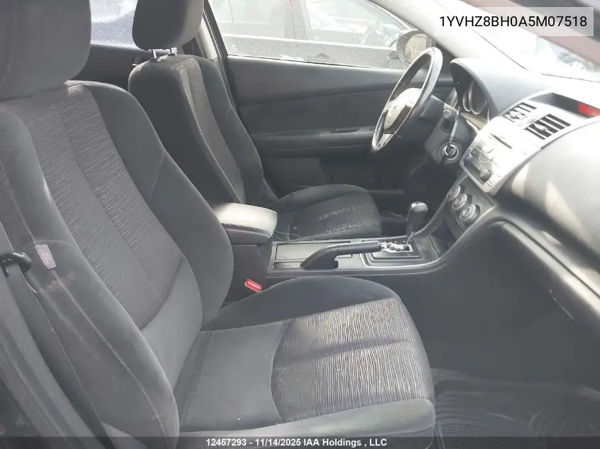 1YVHZ8BH0A5M07518 2010 Mazda Mazda6 Gs-I4