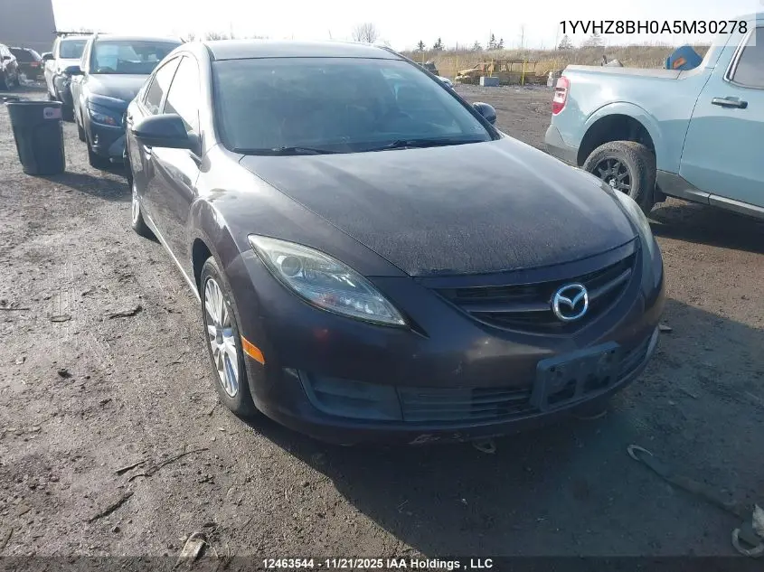 1YVHZ8BH0A5M30278 2010 Mazda Mazda6 Gs-I4
