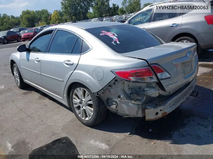 1YVHZ8CH8A5M20063 2010 Mazda Mazda6 I Touring Plus