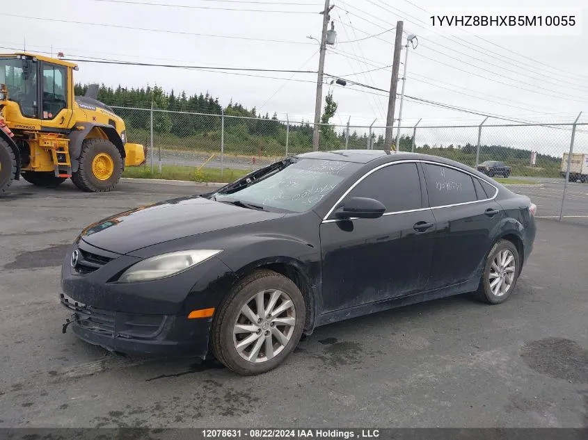 2011 Mazda 6 I VIN: 1YVHZ8BHXB5M10055 Lot: 12078631