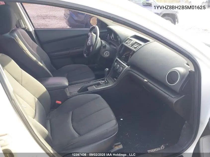 1YVHZ8BH2B5M01625 2011 Mazda 6 I