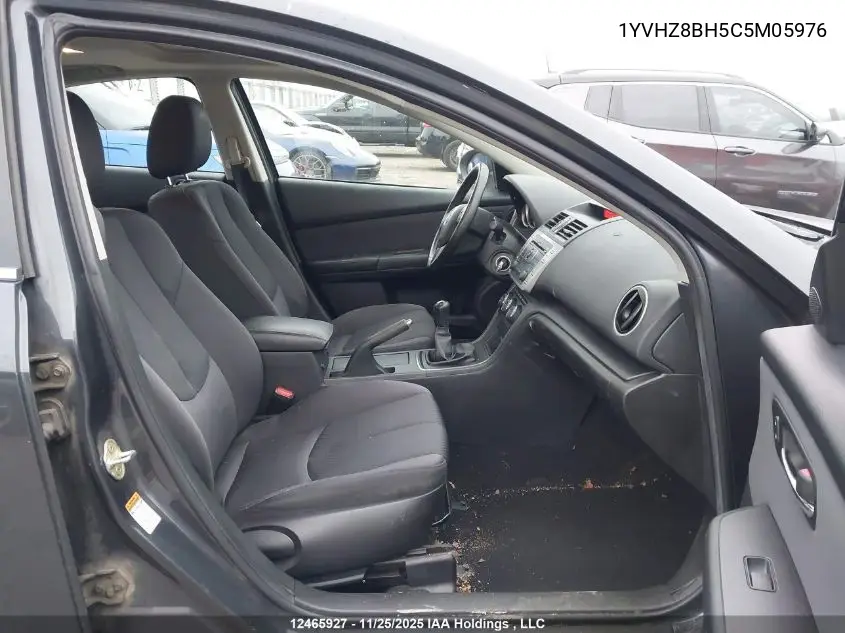 1YVHZ8BH5C5M05976 2012 Mazda 6 I