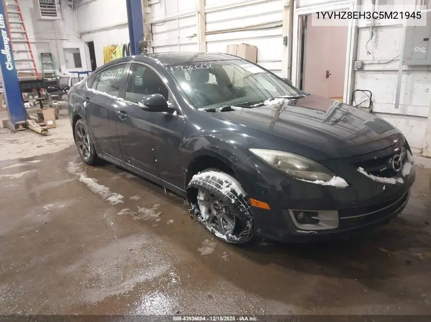 1YVHZ8EH3C5M21945 2012 Mazda Mazda6 I Touring Plus