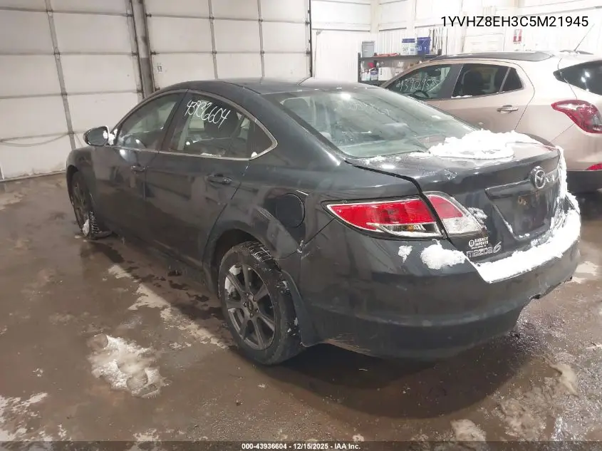 1YVHZ8EH3C5M21945 2012 Mazda Mazda6 I Touring Plus