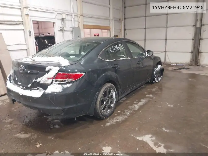 1YVHZ8EH3C5M21945 2012 Mazda Mazda6 I Touring Plus