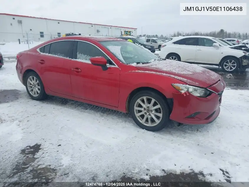 JM1GJ1V50E1106438 2014 Mazda Mazda6 Gs