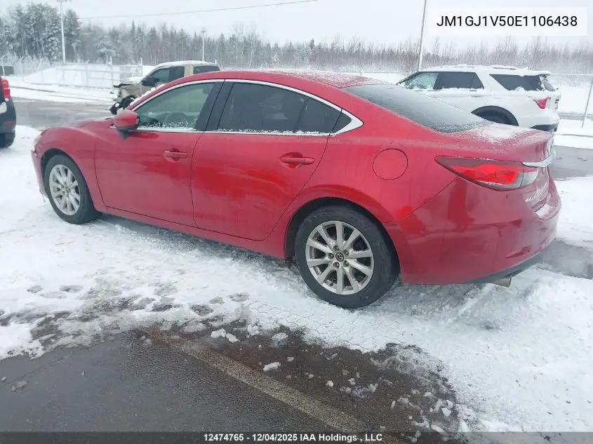 JM1GJ1V50E1106438 2014 Mazda Mazda6 Gs