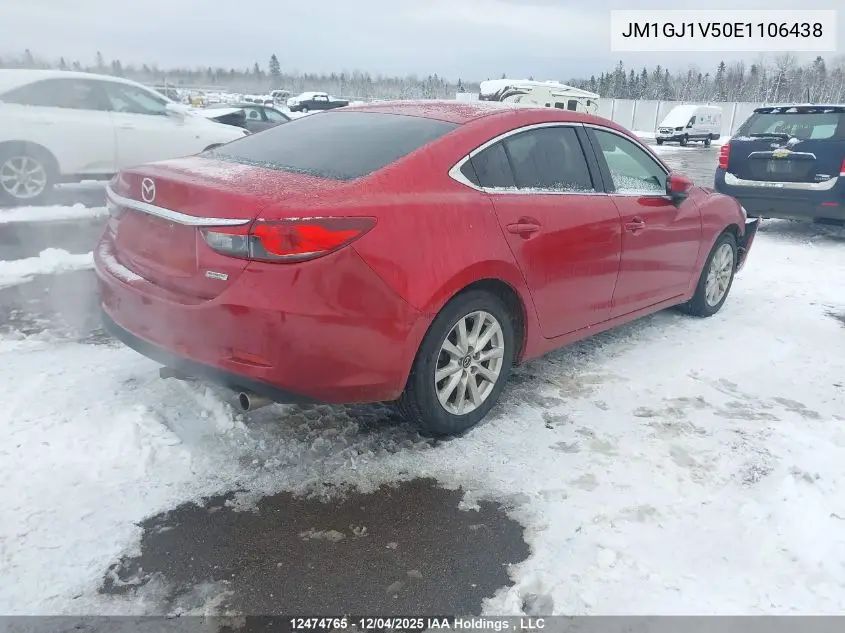 JM1GJ1V50E1106438 2014 Mazda Mazda6 Gs