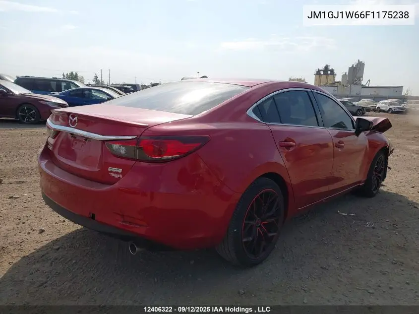 JM1GJ1W66F1175238 2015 Mazda 6 Grand Touring