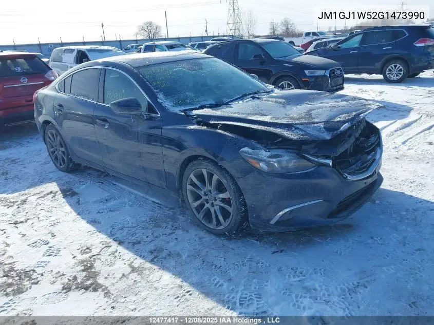 JM1GJ1W52G1473990 2016 Mazda Mazda6 Gt