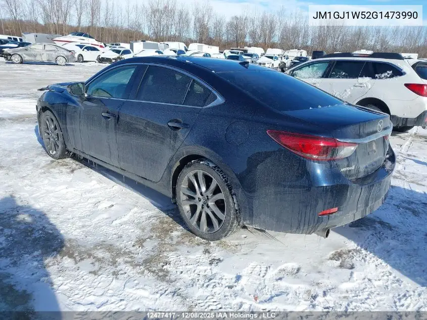 JM1GJ1W52G1473990 2016 Mazda Mazda6 Gt