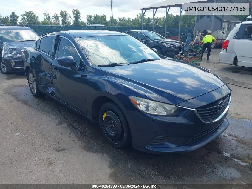 2016 Mazda Mazda6 I Sport VIN: JM1GJ1U54G1474156 Lot: 40264999